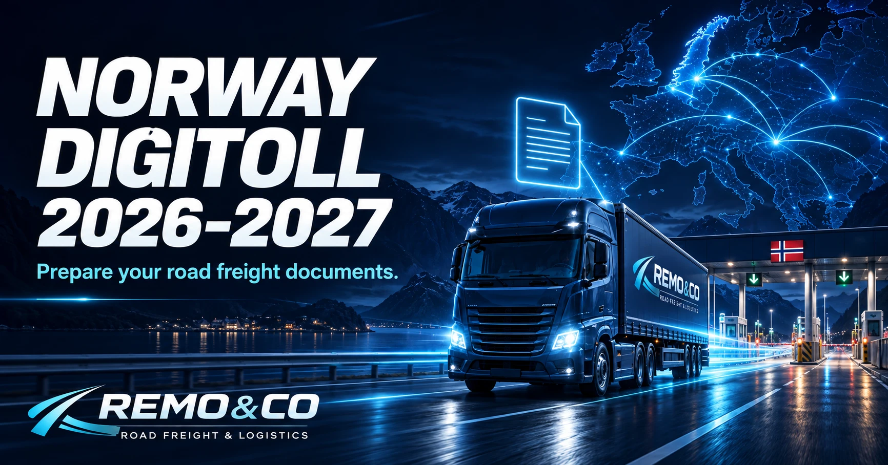 Norway Digitoll: road freight checklist for 2026–2027
